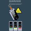 NEW LCD Display Alcohol Tester Professional Breathalyzer Portable Alcohol Detector USB Rechargeable Electronic Digital Breath Alcohol Tester KeyChain