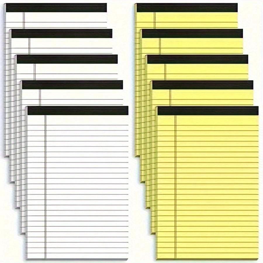 A5 Colorful Ruled Notepad, 50 Sheets Tear-Off Memo Pad