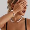 Retro Baroque Irregular Shaped Pearl Necklace: Stylish and Versatile European & American Jewelry