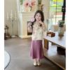 Girls' Modern Chinese-Style Traditional Hanfu Set