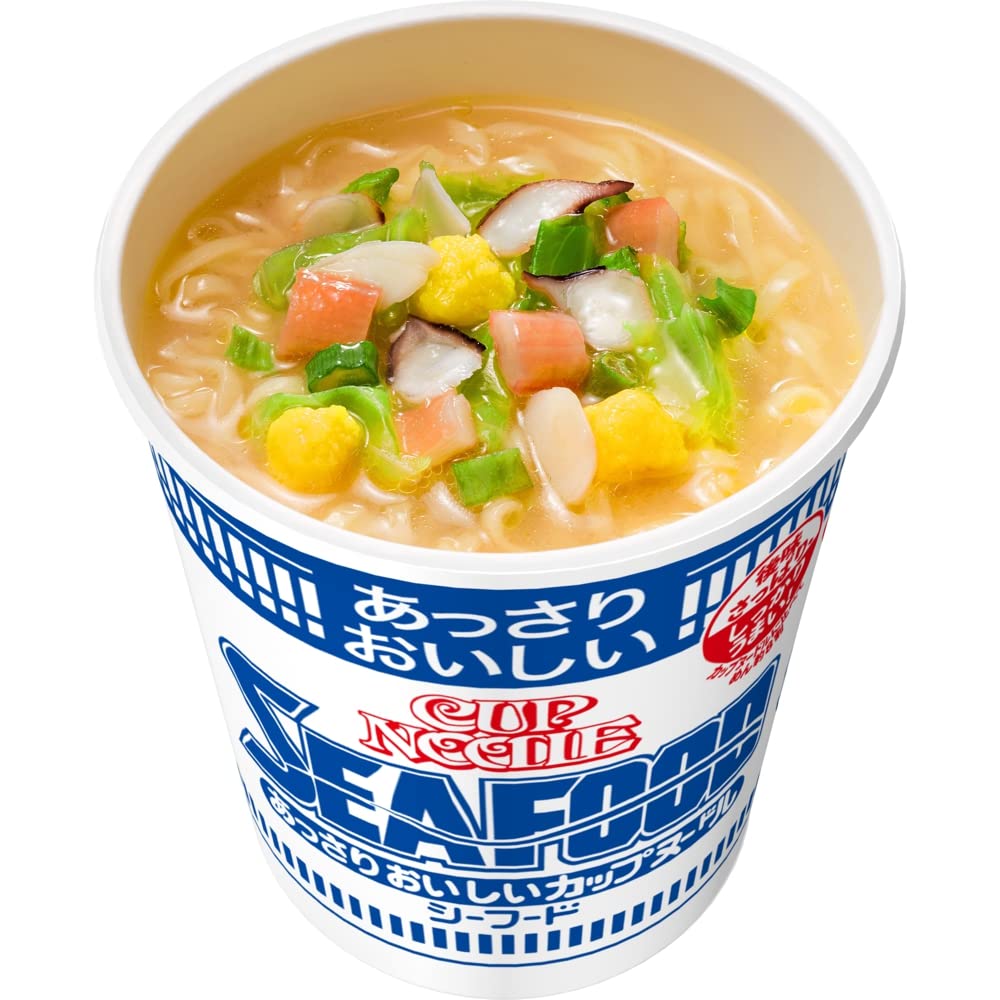 Nissin Foods Cup Lightly Delicious Seafood Cup 60g X 20 Packs Noodles, Noodles,