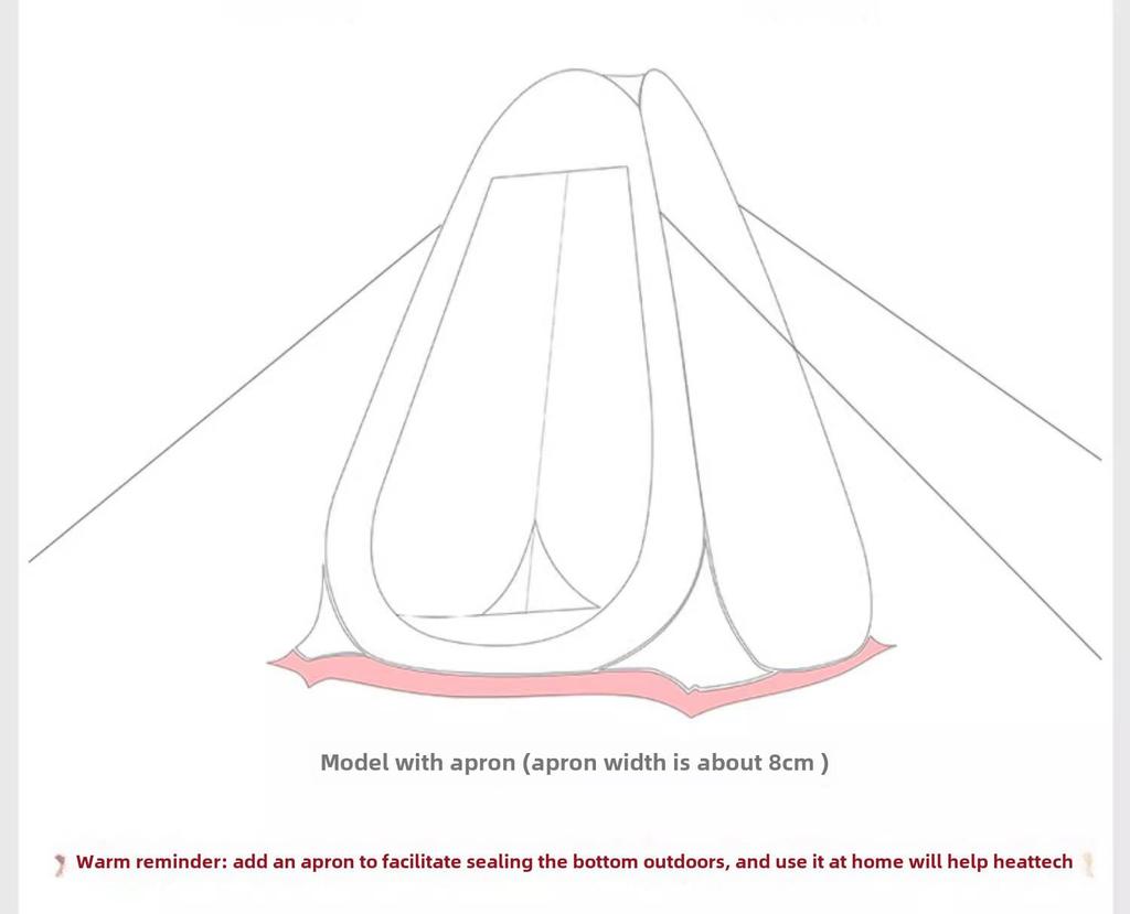 Portable Outdoor Privacy Tent for Showering and Changing Clothes