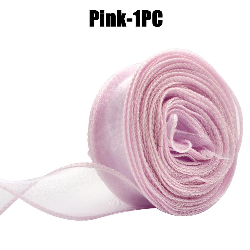 

9M Iridescent Fishtail Yarn Ribbons Flowers Bouquet Packaging Organza Wired Ribbon Christmas Wedding Decor Gift Wrapping 9M