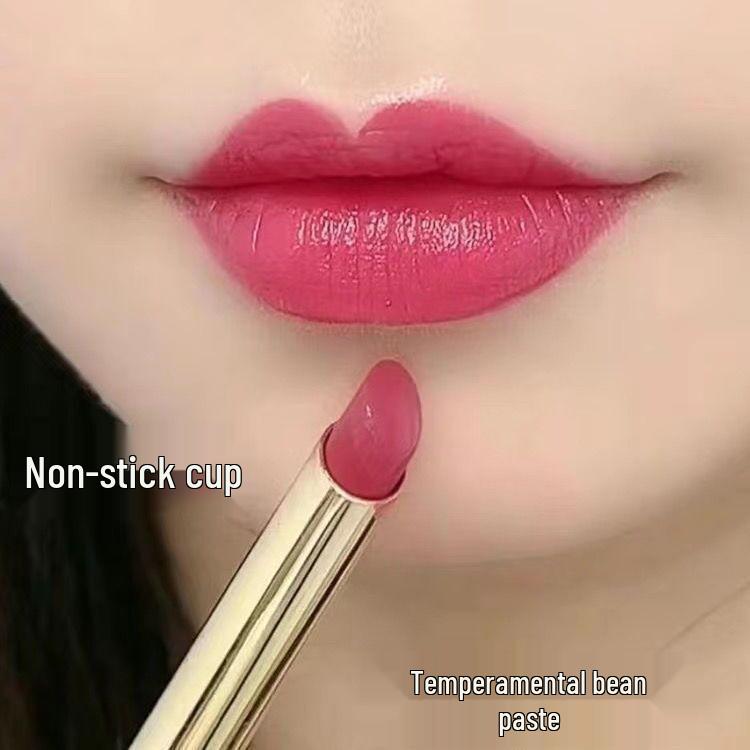 Cinnamon Milk Tea Matte Lipstick: Fade-proof, Transfer-resistant, Teeth-whitening, Waterproof, Moisturizing, Long-lasting No-makeup Look.