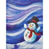 Novo 5D DIY Pintura Diamante Boneco de Neve Bordado Diamante Natal Ponto Cruz Rodada Completa Broca Artesanato Decoração de Casa Arte Presente