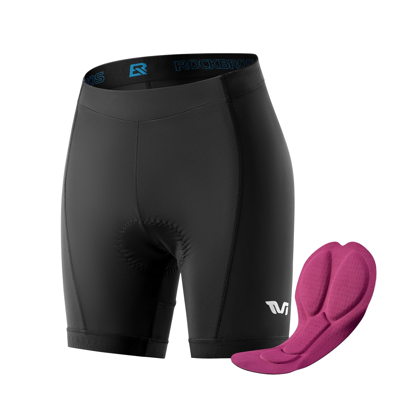 

Велосипедные штаны с 4D Pain Racer Пот Быстрый Ночной Велосипед Дорожный Осень ROCKBROS-TVI Женская Подушка, Облегчение, Штаны, Впитывающие, Сушащие, Дышащие, чёрный