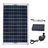 Kit Pompa Acqua Solare 12V DC Basso Rumore Pannello Alta Efficienza Giardino Stagno Vasca per Uccelli Set per Irrigazione