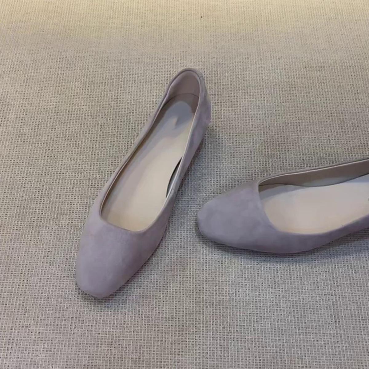 

Версия из овчины~ Осенняя верхняя одежда для поездок на работу, простой темперамент, круглый носок, внутренняя платформа, универсальная мягкая подошва, женские неглубокие лоферы для общежития 40