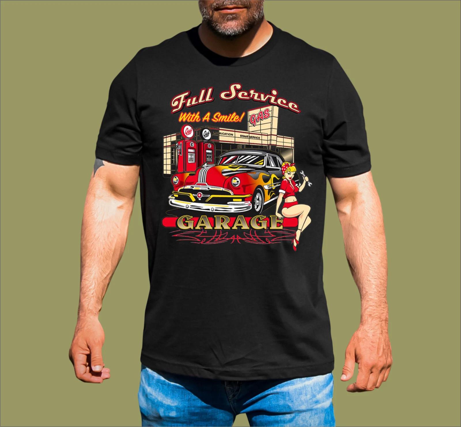 FULL SEVICE GARAGE T-SHIRT 2XL
