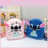 Stitch Plush Backpack For Students With Cushioned Straps Durable Polyester Material Special Characters Included