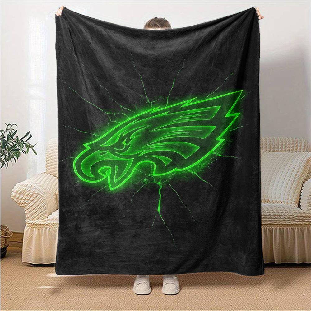 Philadelphia Eagles Blanket Soft Warm Cozy Suitable For Office Bed Livingroom Four Seasons Universal Playful Design
