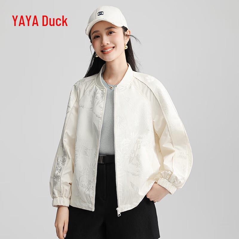Yaya Women's 2025 New Chinese Style Bomber Jacket