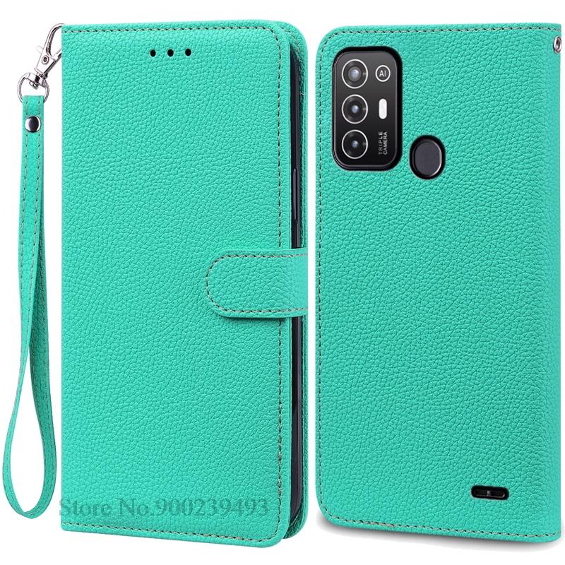 For ZTE Blade A52 Case PU Leather Flip Wallet Case For ZTE Blade A52 Case Silicone Back Cover Phone Coque Fundas