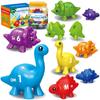 For Kids Montessori Dinosaur Sensory Educational Toy Matching Letter Number Color Shape Sorting Game Parish Early Learning Toys Gift