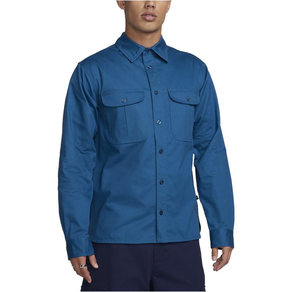 New Nike Shirt Men's Industrial Blue FQ0398-457