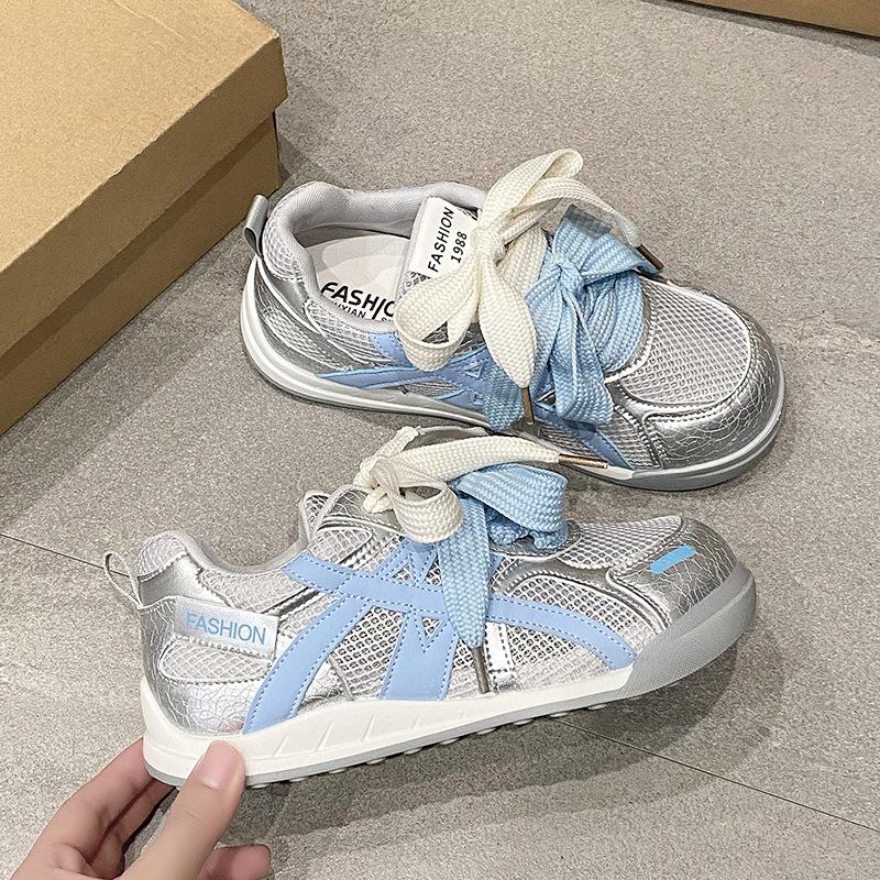 Thick-soled German Training Shoes Women's Mesh Breathable 2025 Summer New Niche Versatile Forrest Gump Shoes Sports and Leisure Shoes Children