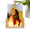 Led Picture Frame Sublimation Acrylic Night Lights Blank Display Stand Crafts Decoration For Home Birthday Christmas Women