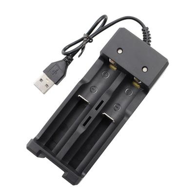 Battery Chargers, 18650,26650,21700,14500,16340 Prevent Overcharging Safety Guarantee Battery Chargers with Double Slot for