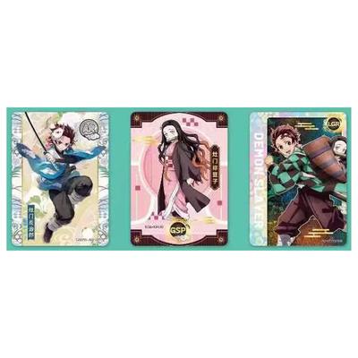 Si serie Demon Slayer Tarjetas Raras SSP SP Card Tanjirou Kamado Tarjeta de Colección de Personajes Juguete para Niños Caja de Tarjetas de Regalo