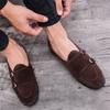 New British Trend Suede Leather Monk Strap Shoes for Men Fashion Designer Dress Formal Wedding Prom Footwear Zapatos Hombre