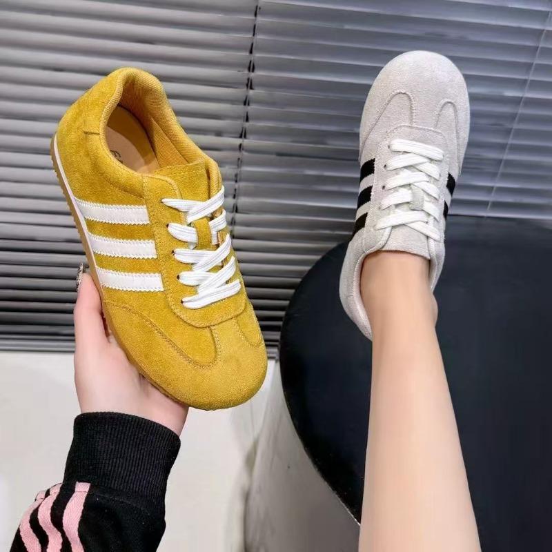 Retro Women's Shoes Spring New Flat-soled Sports Shoes Lightweight Casual Soft-soled Single Shoes