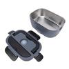 Electric Lunch Box Food Heater 80W Heated Portable Food Warmer for Car Truck Work with 304 Stainless Steel Container