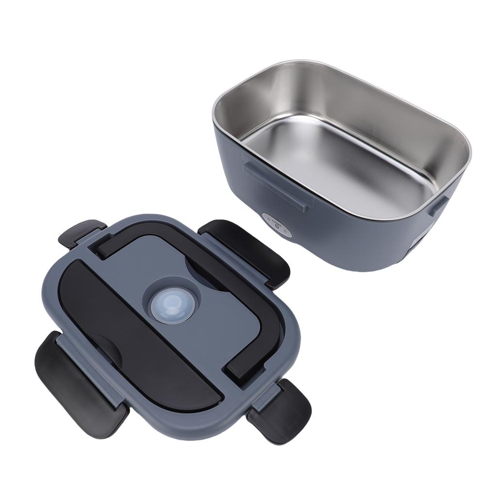 Electric Lunch Box Food Heater 80W Heated Portable Food Warmer for Car Truck Work with 304 Stainless Steel Container