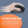 Perix Ergonomic Mouse Wireless Small Quiet Design Rubber Processed Ergonomics for Users Guaranteed PERIMICE-719L Left-handed [Genuine Product]