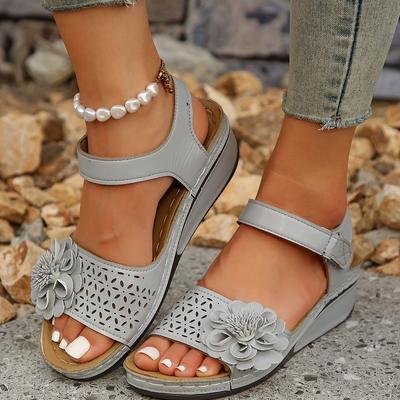 Fashion Women's Wedges Sandals Summer New Lightweight Platform Shoes for Women Comfort Casual Med Heels Gladiator Sandals for Woman