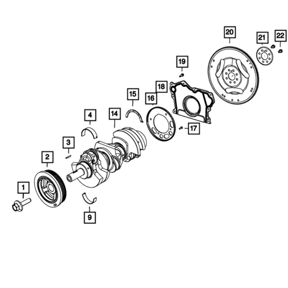 68544198AA Torque Converter Drive Plate For Ram ProMaster 1500 2500 3500 2014-21