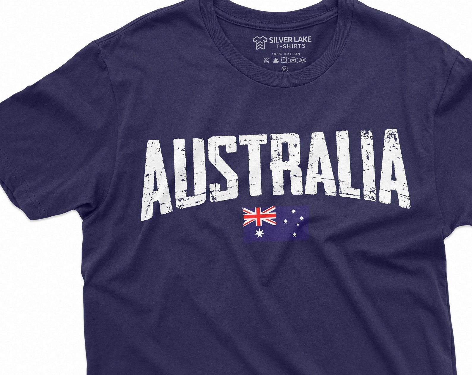 Australia Aussie T-shirt OZ Flag Patriotic nationality Tshirt Unisex Womens Mens Tee Shirt 4XL