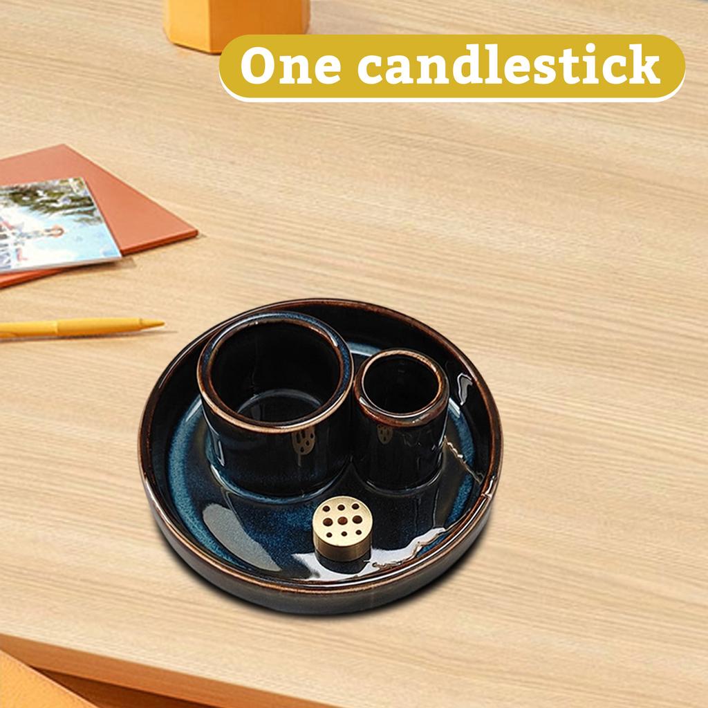 Ceramic Candlestick Candlestick Home Decoration Candlestick Home Ceramic Ornament