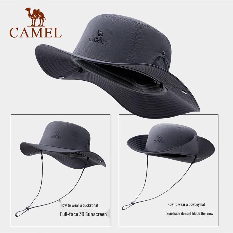 CAMEL Summer Sun Protection Fisherman Hat