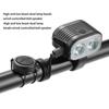 2 In 1 USB 120dB Loud Horn Cycling Flashlight Bicycle With Horn 2000LM Bicycle COB Front Light Rechargeable Waterproof  Light