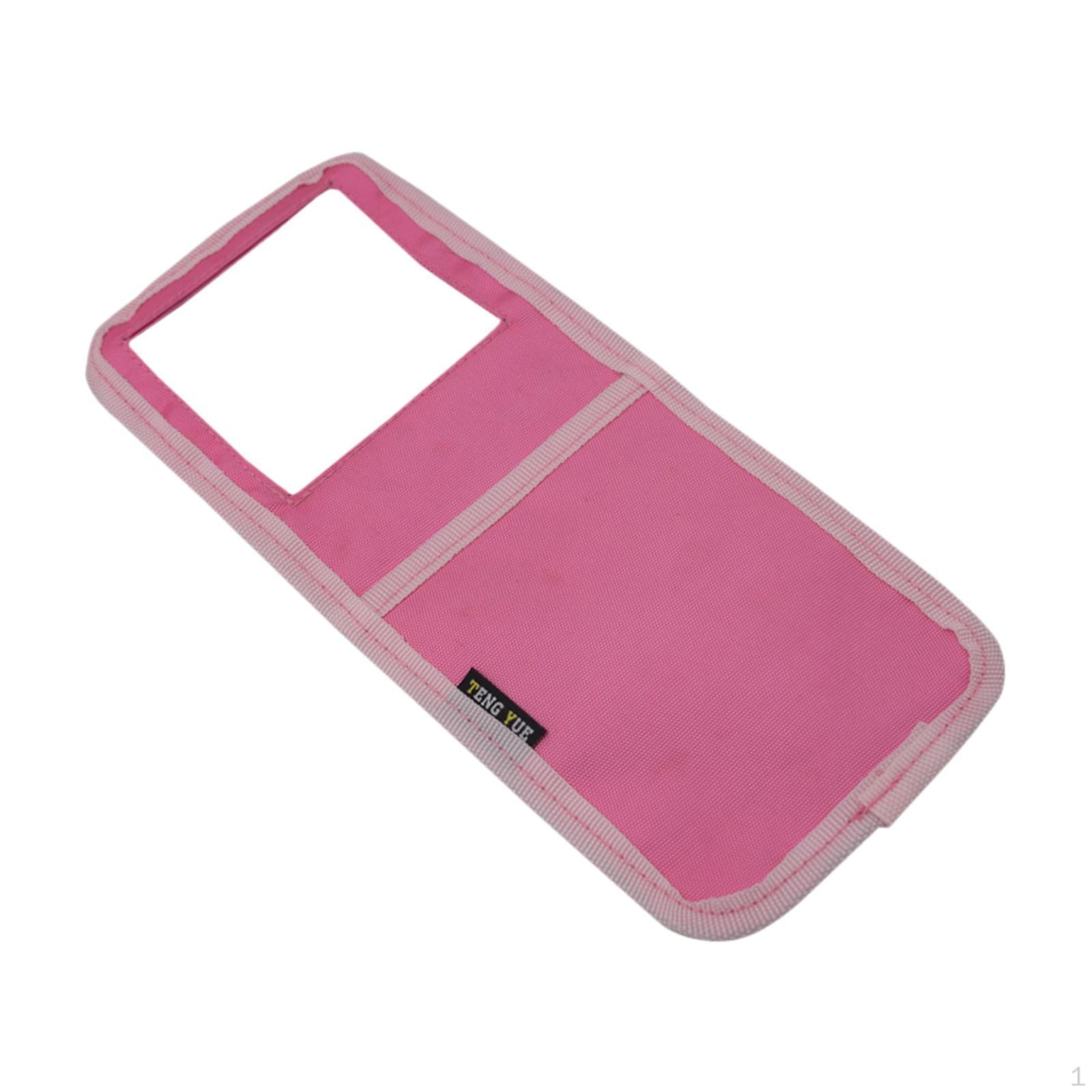 

Wall Switch Phone Charging Bag Accessories Easy to Install Hanging Storage Pouch розовый