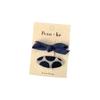 Polka Dot Blue Bow Hair Clip - Versatile Korean Style Baby Accessory