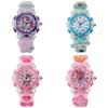 Hello Kitty Kinder-Quarz-Uhr mit Nachtlicht und Silikonarmband für Kinder Geschenk