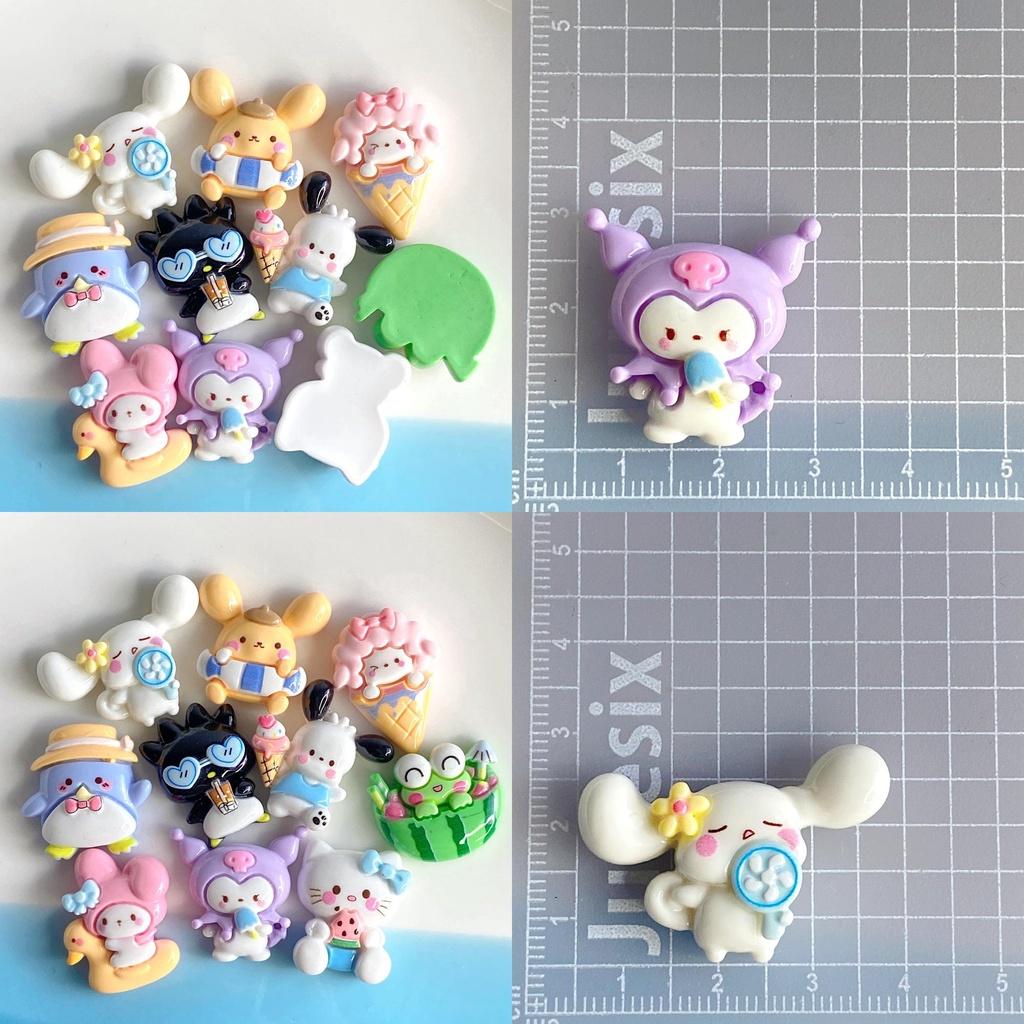 Cute Cartoon Animal Resin Accessories For Diy Phone Cases And Hair Accessories