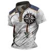 Polo casual sportif rétro tendance pour homme à manches courtes 2026