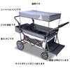Topwell Carry Wagon mit Outdoor-Wagen mit Sitz und Sitz, große Kapazität, 120 kg Tragkraft, Outdoor-Wagen, geeignet für Familien im Freien und zum Tragen schwerer Lasten