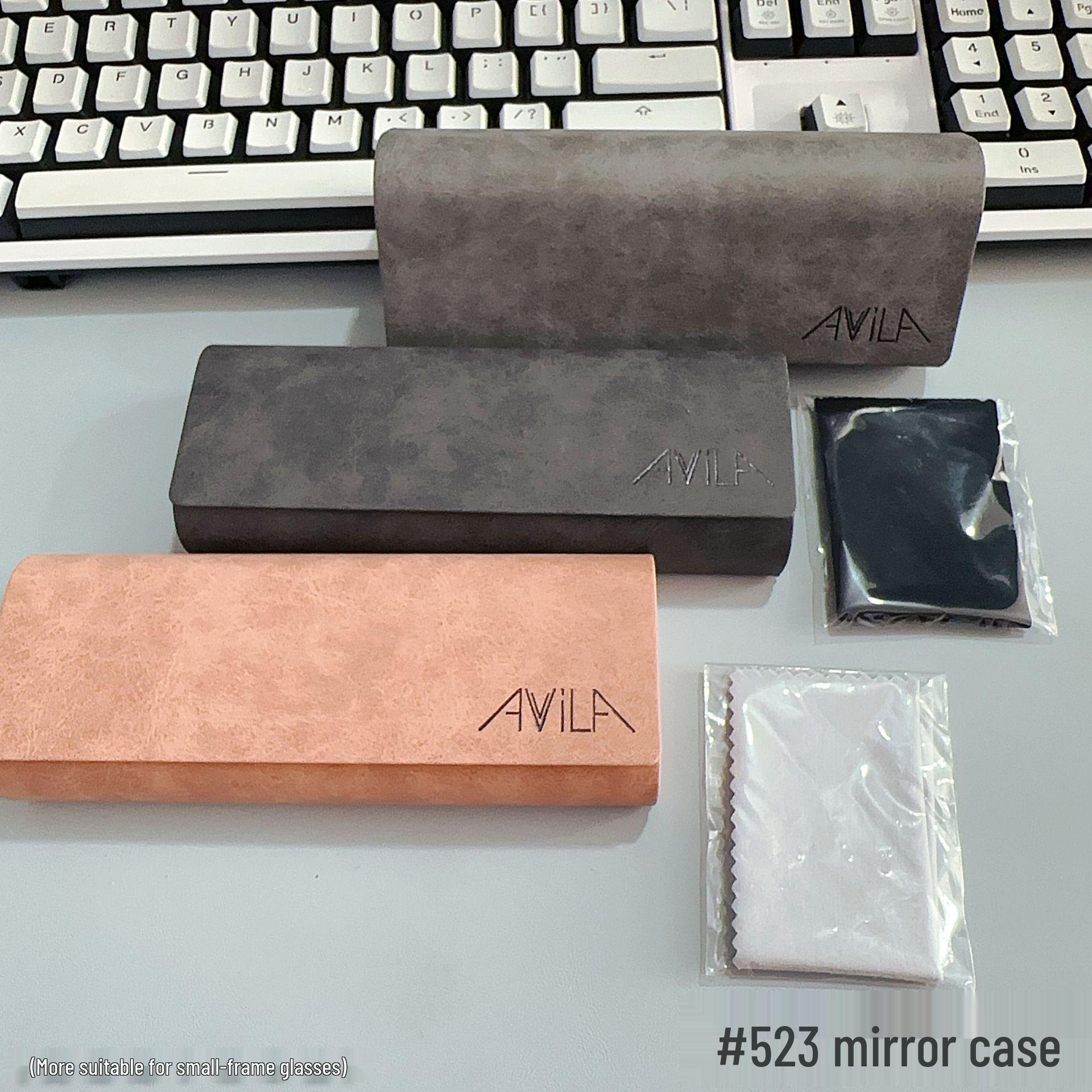 

Різнокольоровий протиковзкий чохол для окулярів з ланцюжком і серветкою для окулярів для читання Random Color