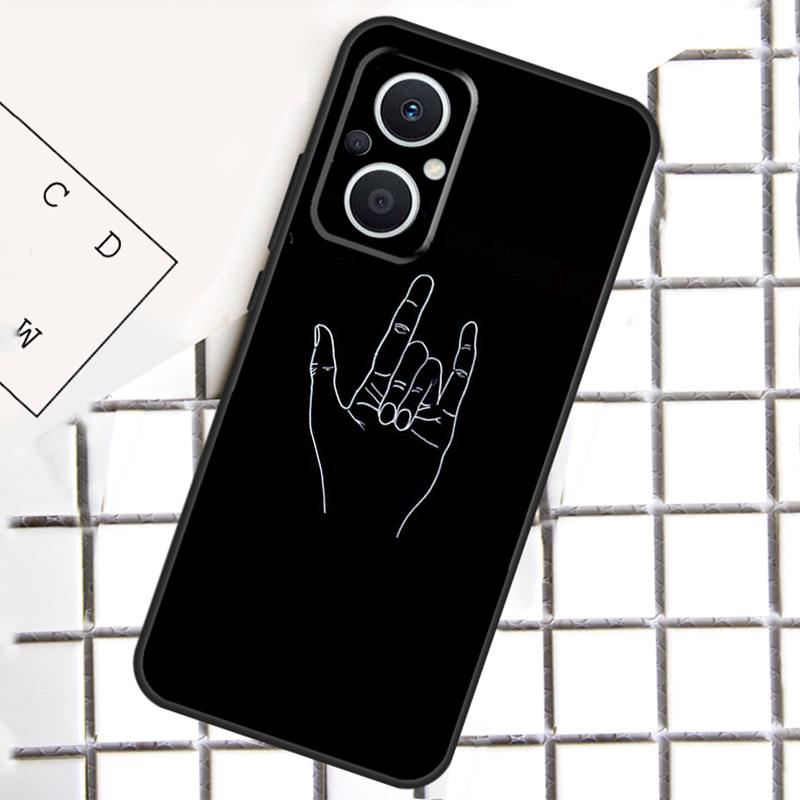 Rock Roll Skull Phone Case For OPPO Reno 13F 13 12 11 14 F 10 Pro 8T 7 8 Lite OPPO Find X9 X6 X5 X8 Pro Cover