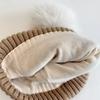 New Children's Rhombus Jacquard Knitted Ear Protection Hat for Boys and Girls' Babies Autumn and Winter Fleece Warm Hat