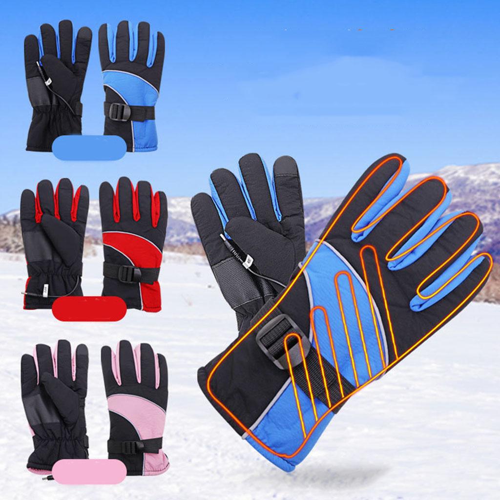 Electric Heating Thermal Glove Riding Warm Mitten for Men Women Full Finger Glove for Touch Screen Gloves