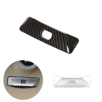 For Mercedes Benz C Class W204 2008 - 2014 Car Interior Center Control P Button Brake Switch Carbon Fiber Texture Cover