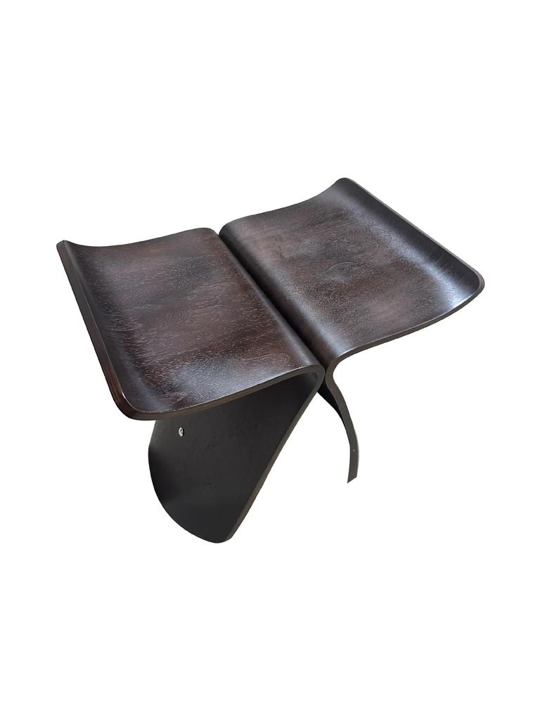 2025 Massivholz Hocker Ins Einfache Wohnzimmer Schmetterling Stuhl Hocker Umkleidekabine Stapelbar Schuh Log Nordic Kleine Neue