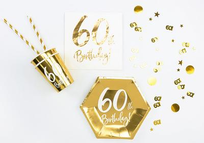 Metallic Confetti Number 60 15G