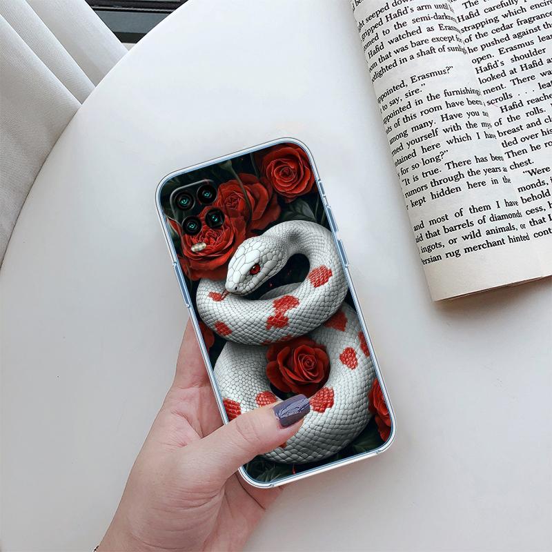 BH15 Cobra Snake Transparent Phone Case for Motorola Moto G40 G04 G05 One Ace Action Fusion + Plus Hyper Macro Vision Zoom
