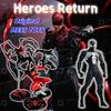 HOT Mess Playthings Spiderman Figure Superior Black Suit Neighbor Symbiote MessToys Scarlet Action Figure CT Playthings Black Spider Man