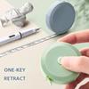 1.5 Meter Soft Tape Measure Scale Body Sewing Flexible Tailor Ruler Centimeter Inch Portable Retractable Self-Lock Measuring Tape